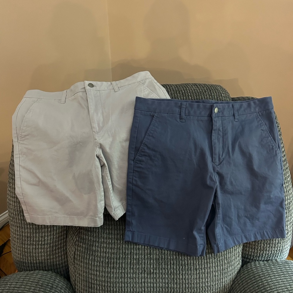 Classic Navy and Gray Men's Shorts